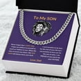thumbnail image 2 of To My Son | Cuban Link Chain | I Am Proud of You, 2 of 4
