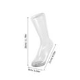 thumbnail image 2 of WEUVEB Transparent Plastic Foot Mannequin with Magnetic Base for Sock Display and Lightweight Retail Presentation, 2 of 8