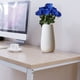 thumbnail image 4 of Ramo de rosas artificiales simulación floral decoración de la mesa de oficina en casa centro de mesa rosa falsa, azul Methold HA7033-09B, 4 of 5