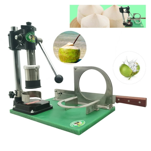 Coconut Drilling Peeling Machine Manual Desktop Commercial