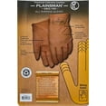 thumbnail image 2 of Plainsman Premium Men's Reinforced Cabretta Leather Gloves, Brown, Small, 2 Pack, 2 of 4