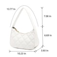 thumbnail image 2 of CYHTWSDJ Bolsos de hombro para mujer, lindo bolso de mano Hobo Mini bolso de mano con cierre de cremallera, 2 of 4