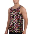 thumbnail image 2 of Cauagu Colourfull Owl Print Men's Sleeveless Muscle Shirts,Tank Tops Quick Dry Workout Tank Top Gym Muscle Tee Fitness Bodybuilding T Shirt for Men-XX-Large, 2 of 7