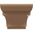 thumbnail image 2 of 11"W x 22"D x 11"H Wide New Brighton Rough Cedar Woodgrain TimberThane Corbel, Primed Tan, 2 of 6