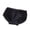 Black, variant on Chbgutlmr Underwear for Women Mesh Patchwork Full Coverage High Waist Panties Comfy Stretch Plain Briefs