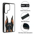 thumbnail image 2 of WIRESTER Shockproof Soft Rubber Cover Case for Samsung Galaxy S25 Ultra 6.8" 2025, Animal Black Rust Doberman Pinscher Dog, 2 of 5