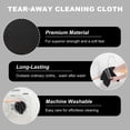 thumbnail image 6 of Jessy Home 2 Rolls Cleaning Cloth, 100 Sheets Reusable Paper Towels, 12"x12" Lint Free, Absorbent & Scratch Free Microfiber Towels for Kitchen, 6 of 8