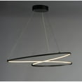 thumbnail image 3 of E21325-BK-ET2 Lighting-Cycle-77W 1 LED Pendant-24.5 Inches wide by 2 inches high-Black Finish, 3 of 5