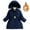 D164-Navy, variant on RMGVDSD Girls Winter Dress Coats Mid-Length Thick Hooded Jackets Girl's Long Winter Warm Parka Outwear Fashion Puffer Coat Padded Jacket 5-6 Years
