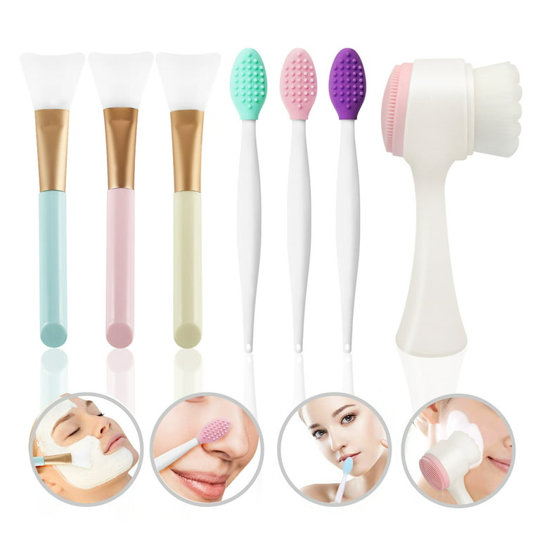RANCAI Silicone Brush Egg Heart Brushes Cleaning Tools Makeup Brush Cleaner  Scrubber Cosmetics Beauty - AliExpress