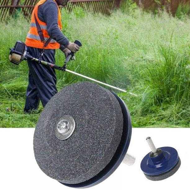 Universal 1 4 Shank Lawn Mower Sharpener Lawnmower Blade Sharpening Tool For Power Drill Hand Drill Walmart