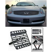 Extreme Online Store 2003-2005 Infiniti G35 2Dr Coupe Models | EOS Plate Version 1 Mid Sized Front Bumper Tow Hook License Relocator Mount Bracket