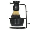 Shaving Brush Stand & Bowl Set Metal Shaving Brush Holder Soap Bowl Mug