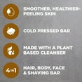 thumbnail image 3 of Dove Men+Care 4-in-1 Plant-Based Cleansing Hair, Body, Face & Shaving Bar Soap, Sandalwood + Cardamom Oil, 5 oz ( 4 Pack ), 3 of 6