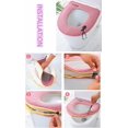 thumbnail image 5 of Paquete de 2 fundas de asiento de inodoro universales con calefacción, fundas de asiento de inodoro con cremallera, fundas de asiento de inodoro lavables gruesas con lazo para colgar TUNC Sencillez, 5 of 5