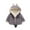 Grey, variant on Girls Clothing Girls Jacket Toddler Baby Boys Girls Windproof Winter Coat Thicken Warm Hoodie Outwear