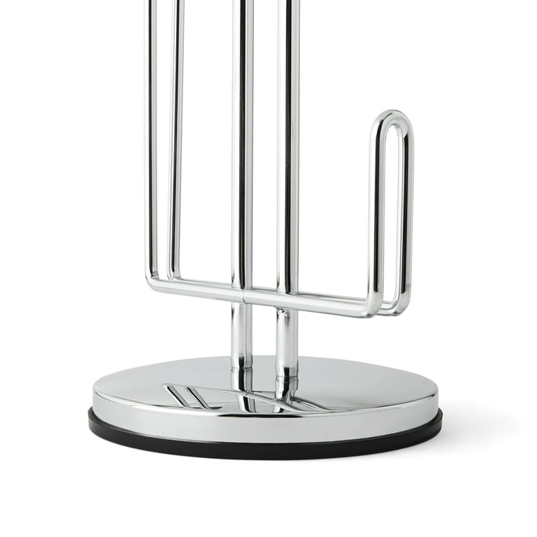 LEISURESHARE Paper Towel Holder Countertop, Stainless Steel Standing Paper