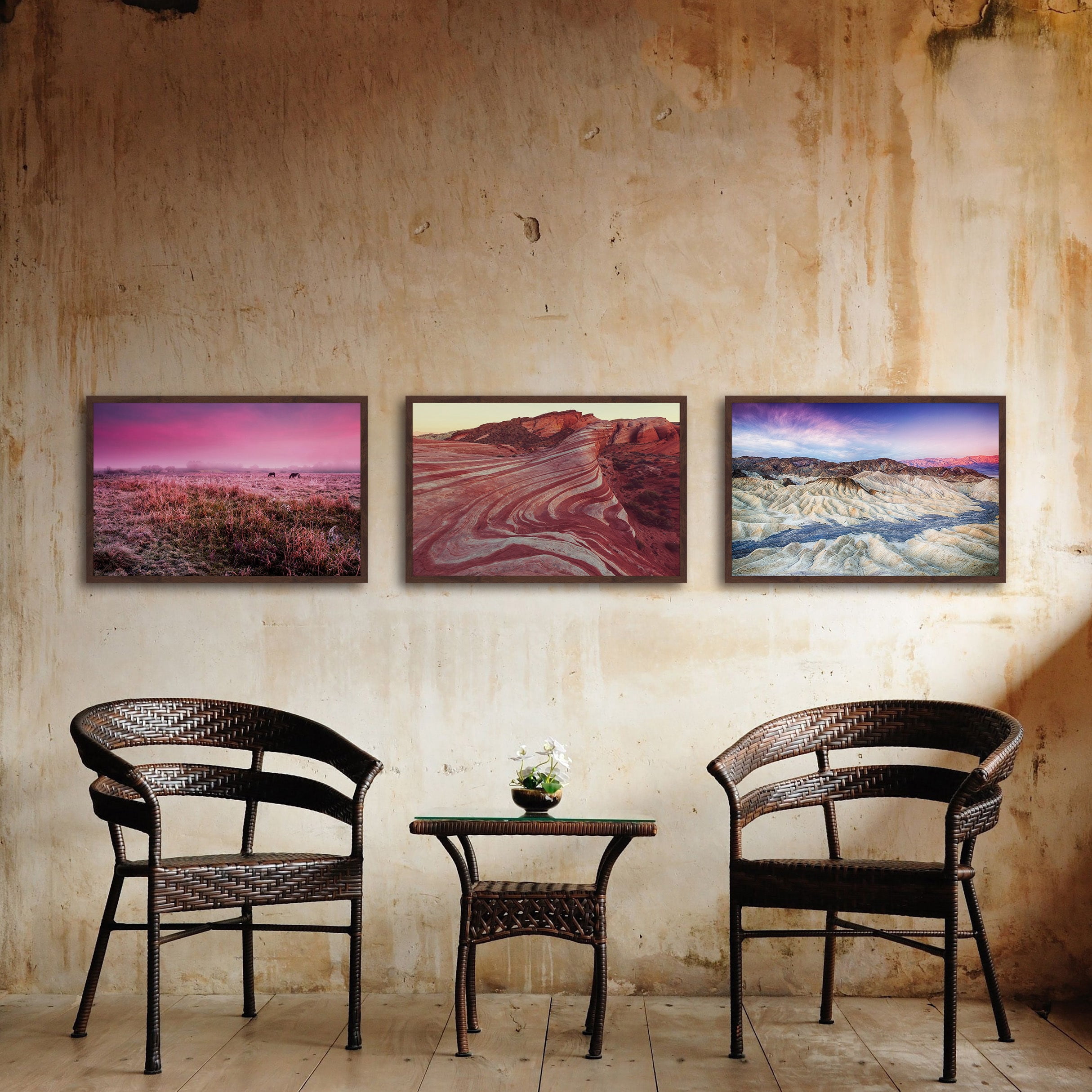 Colors in View Triptych