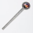 thumbnail image 2 of Galactic space Vintage Silver Lace-Edged Bookmark: a Gift for Readers and Book Lovers, 2 of 5