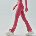 thumbnail image 5 of Pantalones de yoga para mujer Leggings acampanados Pantalones acampanados Leggings acampanados para mujer con control de barriga Cintura cruzada y pierna ancha, 5 of 5