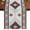Gray, variant on Brown Beige Boho 36 Inch Table Runner, Vintage Ethnic Tribal Southwestern Farmhouse Dresser Scarf Cotton & Linen Tablerunner for Dining/Kitchen Island/Holiday Party Décor Small 13" x 36"