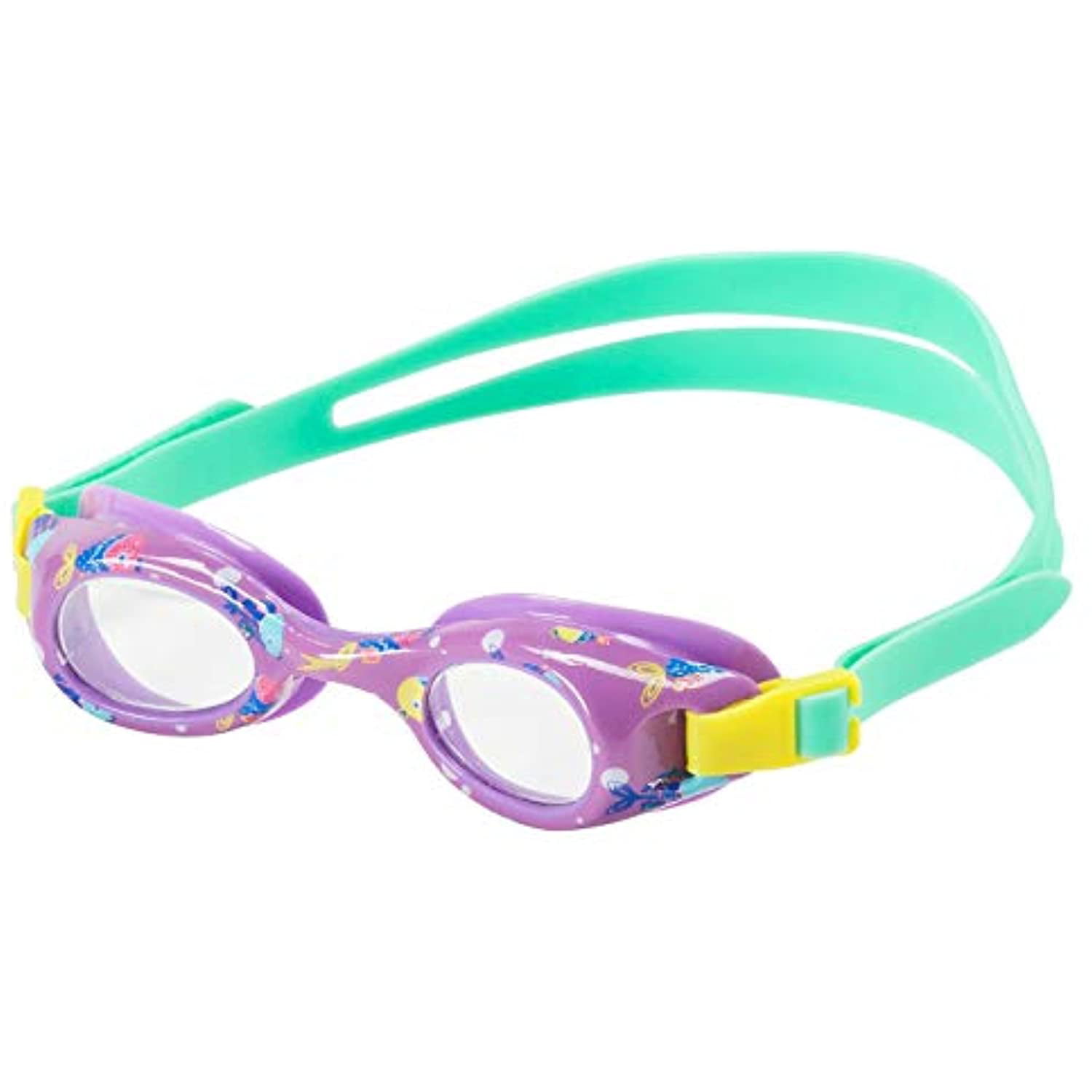 Speedo Goggles Kids Glide Print Ages 3-8 Flex Fit UV Protection Green Dino G1 for sale online 