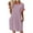 B126 Pink Plus Size Summer Dresses Clearance Under $5, variant on Summer Xqxayjr Women Summer Spring Flowy Pocket Knee Length Midi Swing Tshirt Dresses Vacation Dresses Under $5 Plus Size Short Sleeve Crewneck Striped Bohemian Black Formal Dresses