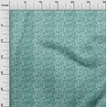 thumbnail image 3 of oneOone Polyester Spandex Dusty Teal Green Fabric Jacobean Floral Craft Projects Decor Fabric Printed By The Yard 56 Inch Wide, 3 of 4