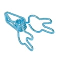 thumbnail image 3 of 100 Uds Clips de carpeta de conejito ahuecados lindos Clips de papel pequeños de Metal duraderos de sujeción fuerte para documentos papel de ropa, 3 of 8