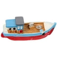 thumbnail image 2 of Miniature Boat Fishing Boat Model Mediterranean Decor Resin Desktop Boat Ornament, 2 of 2