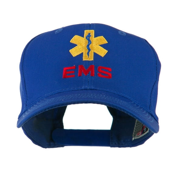 EMS Logo Embroidered Cap - Royal OSFM