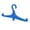 Blue, variant on 7829 MultiPurpose Wetsuit Hanger with Din Thread Scubas Diving Wetsuit Drysuit Hanger