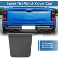 thumbnail image 2 of Cubierta de cabrestante de llanta de repuesto Unique Bargains para Ram 1500 DT 2019 2020 2021 2022 2023 2024 Nuevo estilo de carrocería tapa de parachoques trasero No. 68299112AC/68299112AB, 2 of 7