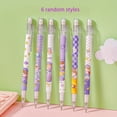 thumbnail image 3 of 6pcs 0.5mm Mechanical Pencils Kawaii Automatic Pencils With Erasers Students Stationery Writing Tool Cute School Office Supplies, 3 of 5