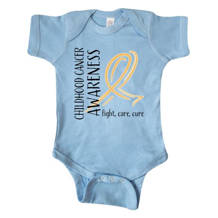 

Inktastic Childhood Cancer Awareness- Fight care cure Gift Baby Boy or Baby Girl Bodysuit