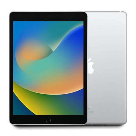 Restored 2021 Apple iPad 9 10.2" Display 64GB Storage WiFi Only MK2L3LL/A Silver (Refurbished)