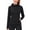 Black, variant on Women's Fleece Jacket Hoodie Lightweight Athletic Warm Full-Zip Polar Soft Long Sleeve Outdoor,Size(XS-4XL)