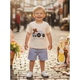 thumbnail image 6 of Cenuakty 2Pcs Baby Boy Easter Outfits Short Sleeve Cross Truck Embroidery T-Shirt + Shorts Set Toddler Clothes, 6 of 9
