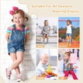 thumbnail image 4 of Toddler Kids Non Slip Socks- 12 Pairs Anti Slip Socks for Girls Boys 1-7 Years Old Everyday Wear, Assorted Colors Children Socks with Grip(#2 Rainbow,5-7 Years), 4 of 6