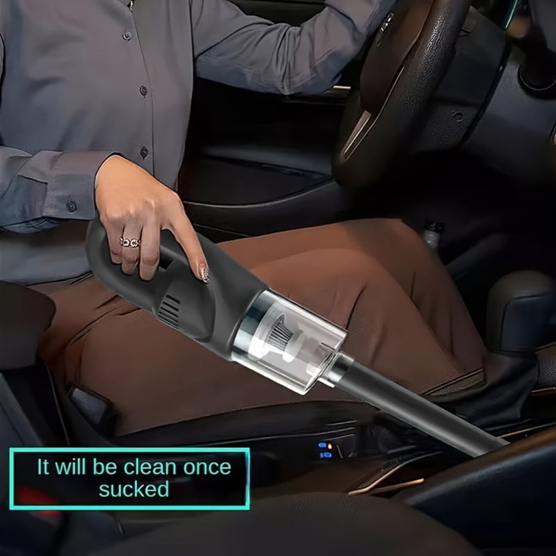 Powerful Cordless Handheld Vacuum for Home, Car & Office - Lightweight, Portable, USB-C Rechargeable, 3KPa Suction, Quiet 20dB