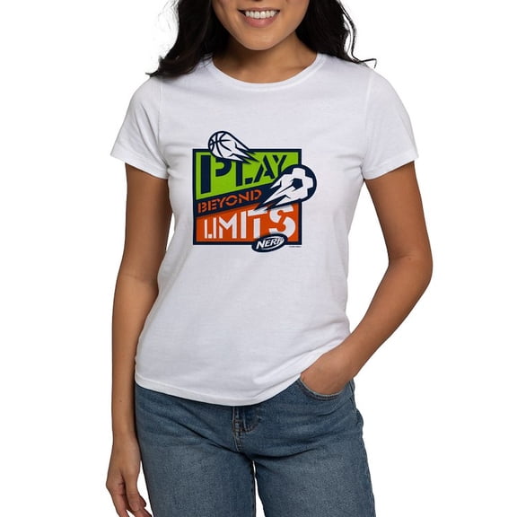 CafePress - Nerf Beyond Limits T Shirt - Women's Classic T-Shirt
