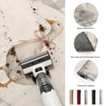thumbnail image 6 of Goose Ribbon Tie 4FT Round Area Rugs Gray Plaid Modern Funny Animal Rustic Soft Small Round Rug Non-Slip, Ultra-Thin Circle Carpet for Bedroom Entryway Kitchen Bathroom, 6 of 9