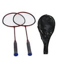 thumbnail image 2 of Badminton Racquets, Made Of  Ferroalloy Quickly Improve Your Skills Badminton Rackets Set  for Indoors or Outdoors for Friends and Family, 2 of 7