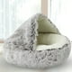 thumbnail image 2 of Ygjytge Cat House All Seasons Cat Sleep Bag Cesta Cálida Cojín Suave (Café 50 * 50 Cm), 2 of 9