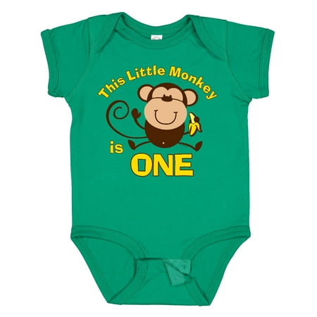 

Inktastic Little Monkey 1st Birthday Boy Gift Baby Boy or Baby Girl Bodysuit