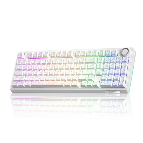 Teclado mecánico inalámbrico SOLAKAKA KI99 Pro 96% RGB