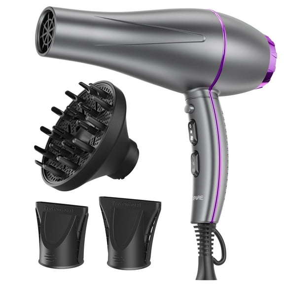 NEXPURE Hair Dryer with Diffuser, Professional Ionic Blow Dryer with 2000W for Fast Drying, Salon & Home Use