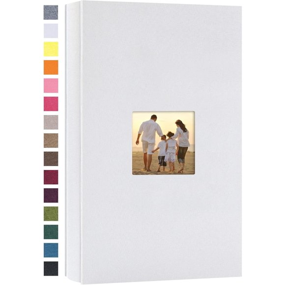 shiyou-Small Photo Album 4x6 300 Photos Linen Cover Picture Photo Book for Family Wedding Anniversary Baby Vacation
