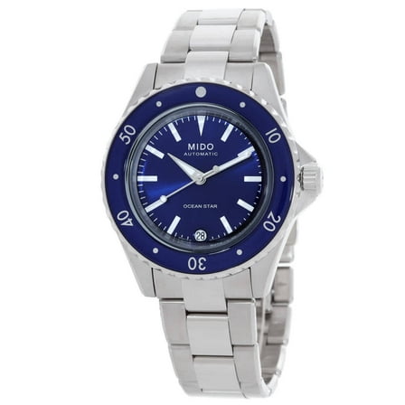 Mido Ocean Star Automatic Blue Dial Ladies Watch M0262071104100