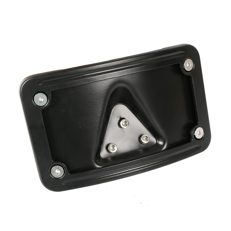 Kojem 3148 Curved Laydown License Plate Mount with Frame Harley